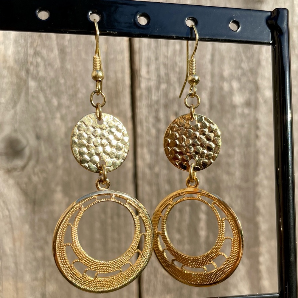 2/$30 NWT OOAK Upcycled Reclaimed Vintage Dangle Earrings